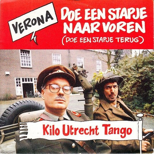 verona - doe een stapje naar voren ( doe een stapje terug), Fotohoes, 7 inch, Ophalen of Verzenden, Zo goed als nieuw