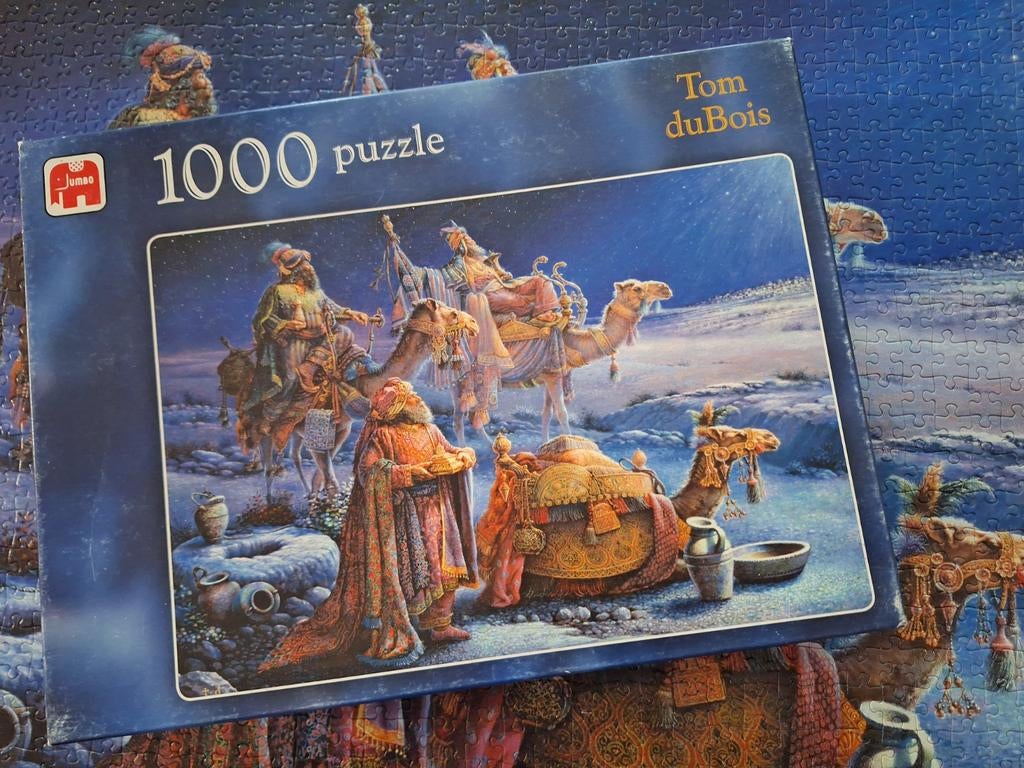 1000 stukjes puzzel van jumbo, Hobby en Vrije tijd, Ophalen, 500 t/m 1500 stukjes, Zo goed als nieuw