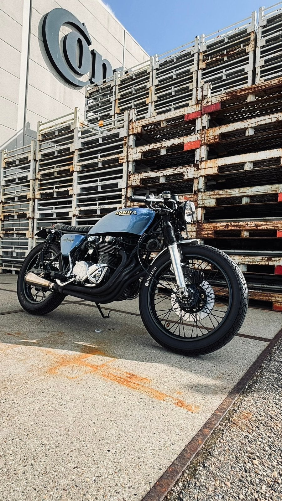 Unieke Honda CB550 1976 - caferacer - wegenbelastingvrij, Motoren, 4 cilinders, Motorrijbewijs A, Gebruikt, Particulier