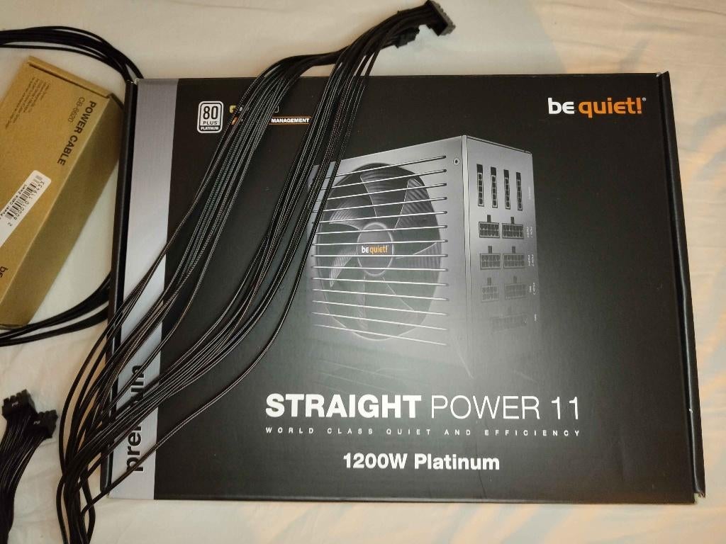 Be Quiet! Straight Power 11 1200W Platinum + cable mod, Computers en Software, Interne voedingen, Gebruikt, Ophalen of Verzenden