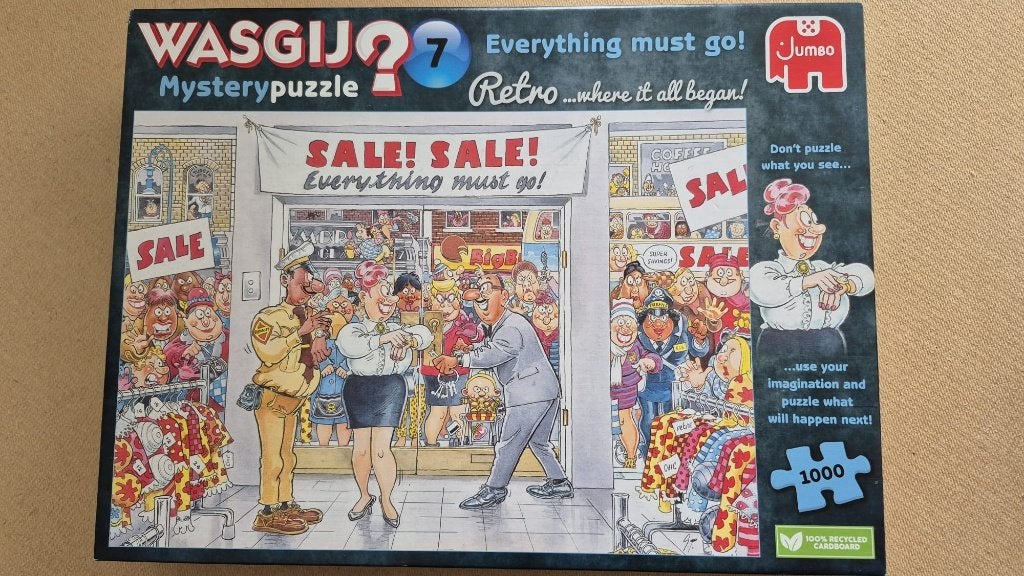 Diverse Wasgij puzzels om te ruilen, Ophalen, 500 t/m 1500 stukjes, Gebruikt, Legpuzzel