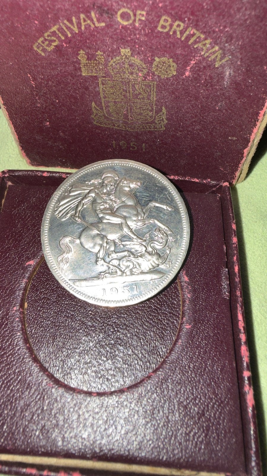 1951 FESTIVAL OF BRITAIN 5 Shillings Crown, Verzenden, Overige materialen