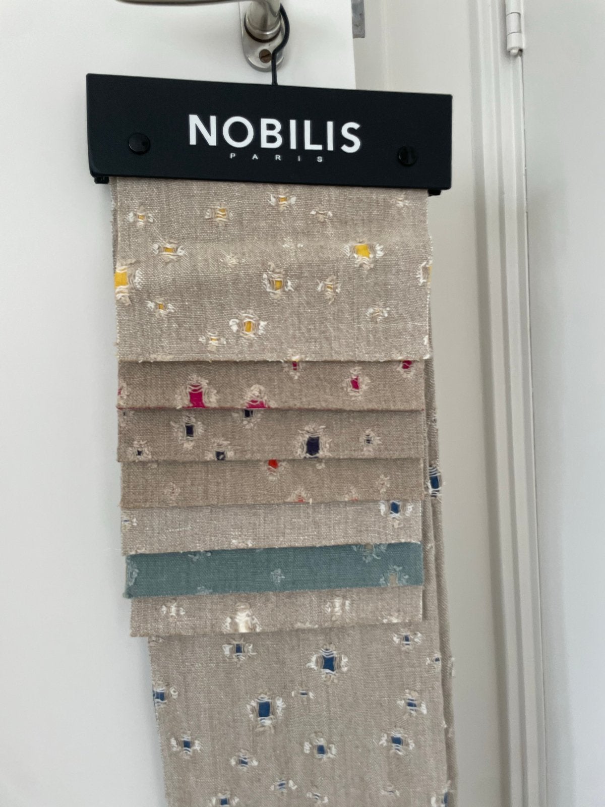 Stalenboek Nobilis Paris 100% Linnen - Theia Collectie, Meerkleurig, Nieuw, Ophalen of Verzenden, 30 tot 120 cm