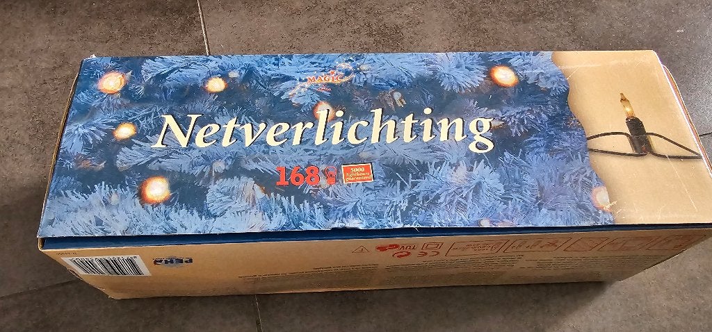 kerst netverlichting 168 lampjes, Ophalen of Verzenden, Zo goed als nieuw
