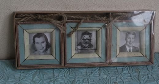 Kleine vintage wheathered fotolijstjes Riviera Maison, Ophalen of Verzenden, Nieuw, Voor meerdere foto's, Pasfotolijstje