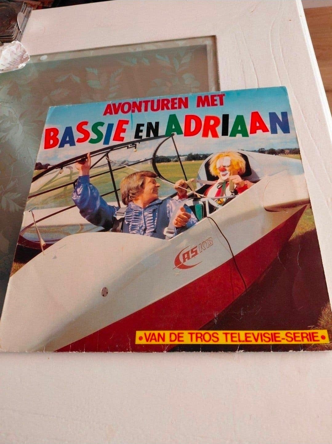 Avonturen met Bassie en Adriaan vinyl plaat LP, Cd's en Dvd's, Ophalen of Verzenden, Gebruikt, 12 inch, LP