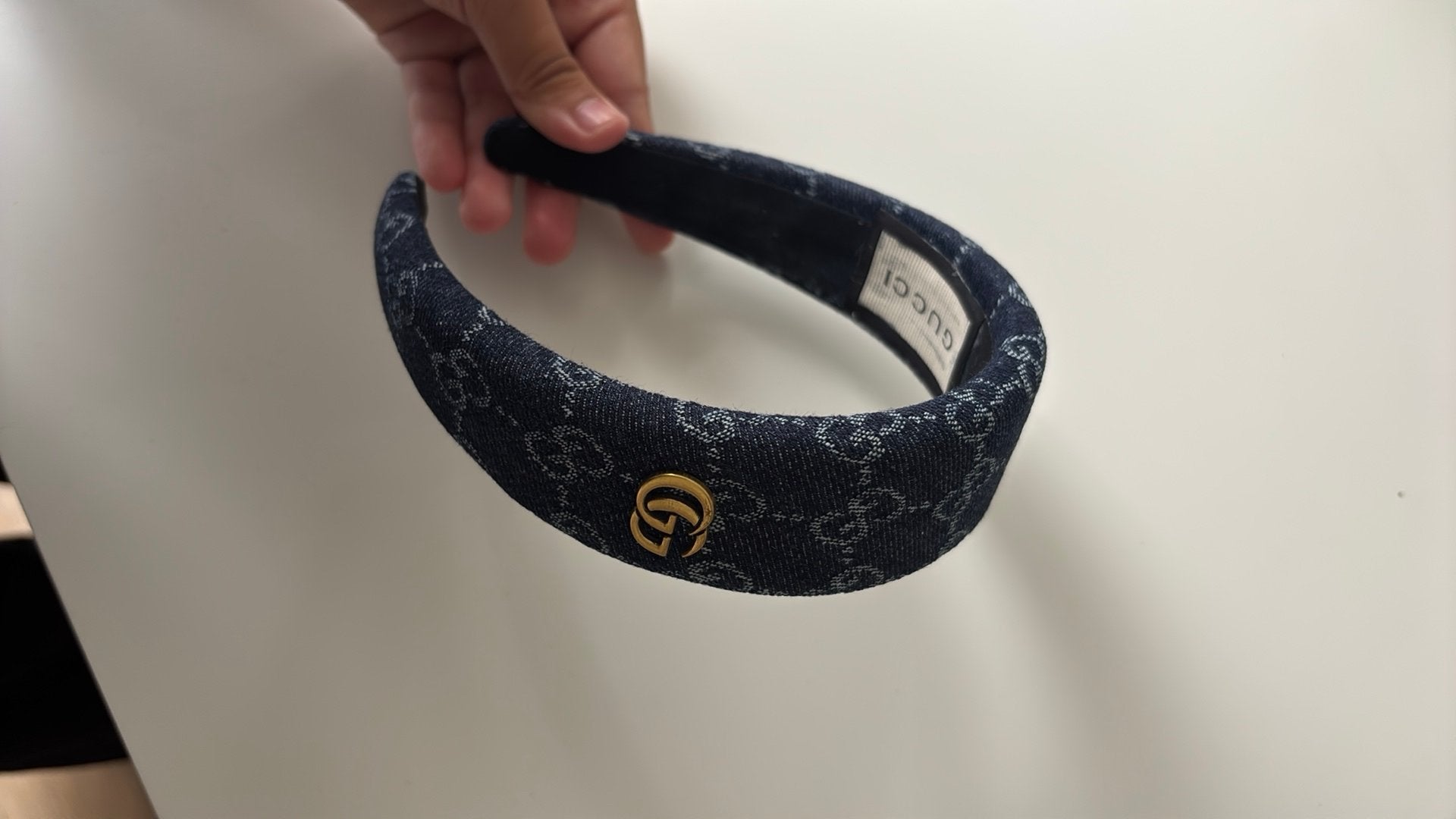 Gucci haarband blauw, Ophalen, Nieuw, Overige kleuren
