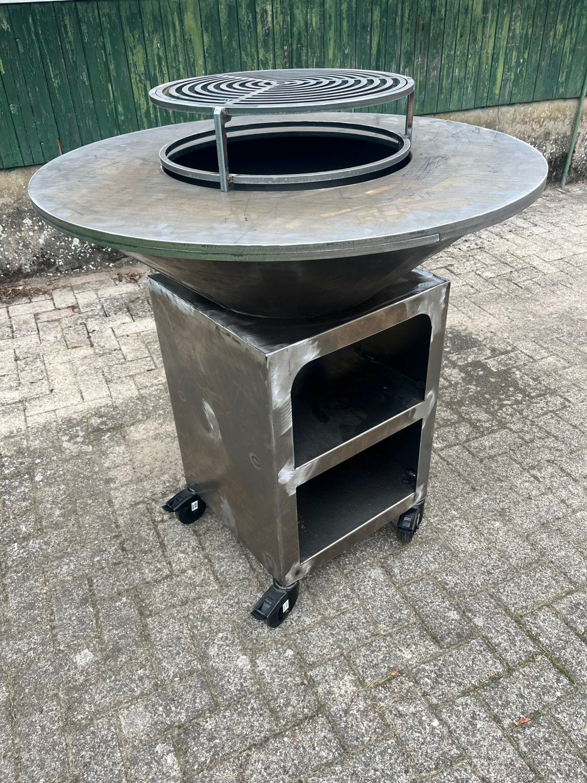 BBQ vuurschaal Plancha 100cm, Tuin en Terras, Ophalen, Zo goed als nieuw
