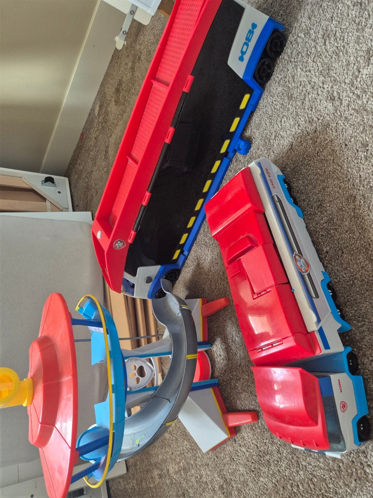 Paw Patrol speelset - Patroller en uitkijktoren, Ophalen, Gebruikt
