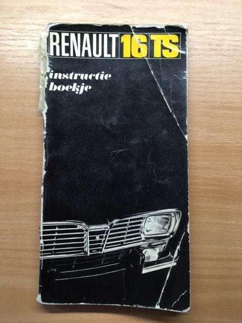 Renault 16 TS i     nstructieboekje            (1969, NL), Ophalen of Verzenden