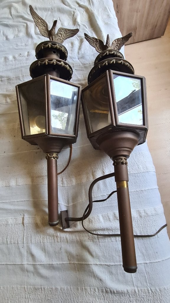 Koetslampen, Antiek en Kunst, Ophalen, Koper