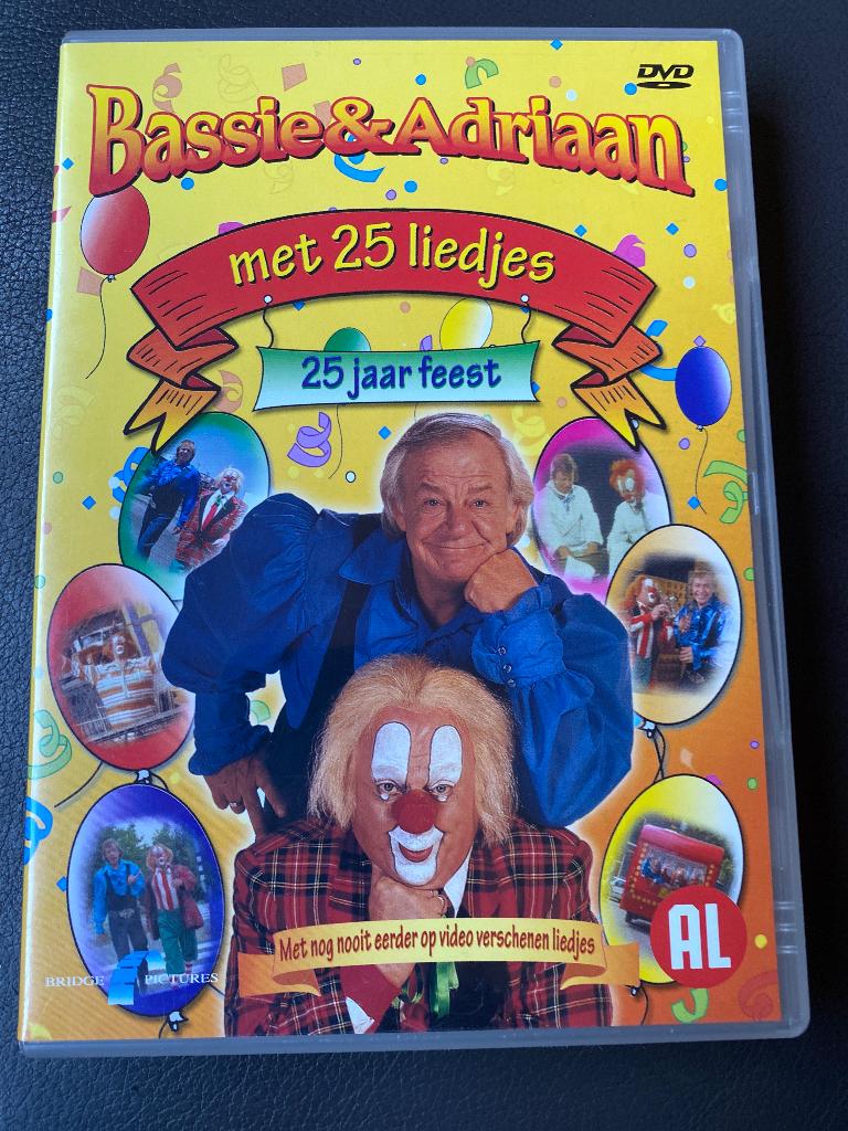 Bassie & Adriaan : 25 Liedjes ( dvd ), Alle leeftijden, Ophalen of Verzenden, Zo goed als nieuw
