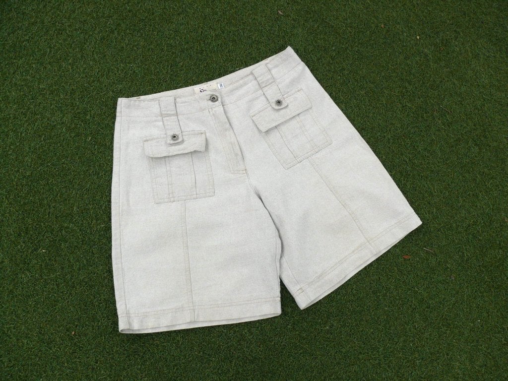 Korte broek Miss Etam maat 38 / M, Maat 38/40 (M), Kort, Beige, Ophalen of Verzenden