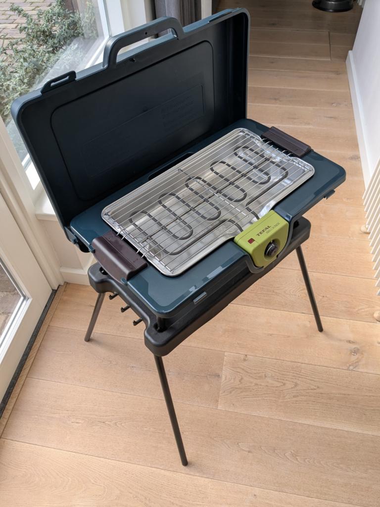 NIEUWSTAAT Tefal Grill 'n Pack - elektrische barbecue, Tuin en Terras, Ophalen of Verzenden, Zo goed als nieuw, Tefal