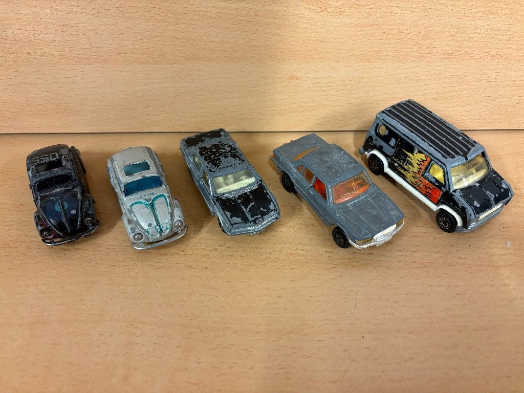 Partij 20x vintage auto Matchbox Majorette Welly, Ophalen of Verzenden, Gebruikt, Auto, Matchbox