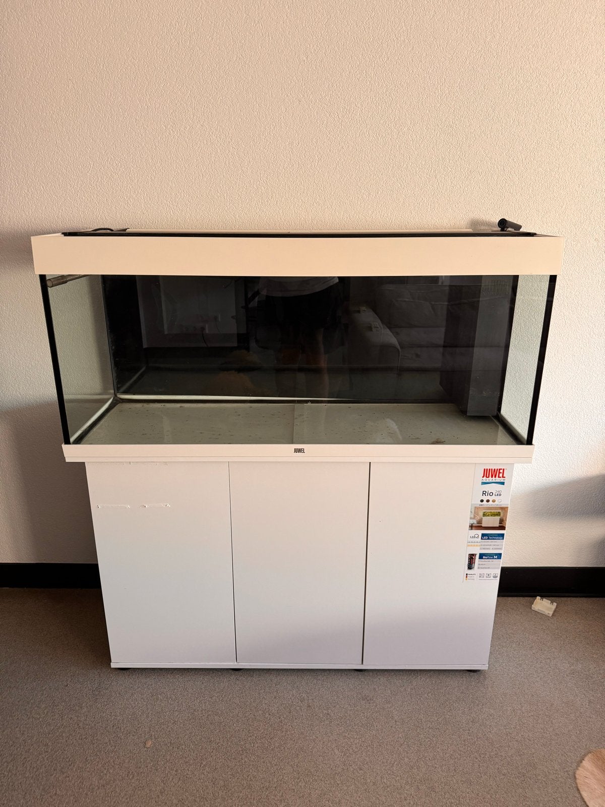 Juwel rio 240, Ophalen, Zo goed als nieuw, Leeg aquarium