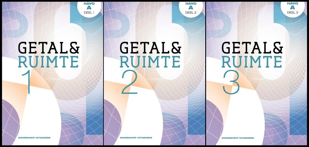 Getal & Ruimte Wiskunde A HAVO Deel 1, 2, 3 + Uitwerkingen, Boeken, Wiskunde A, Ophalen of Verzenden, Noordhoff Uitgevers, HAVO
