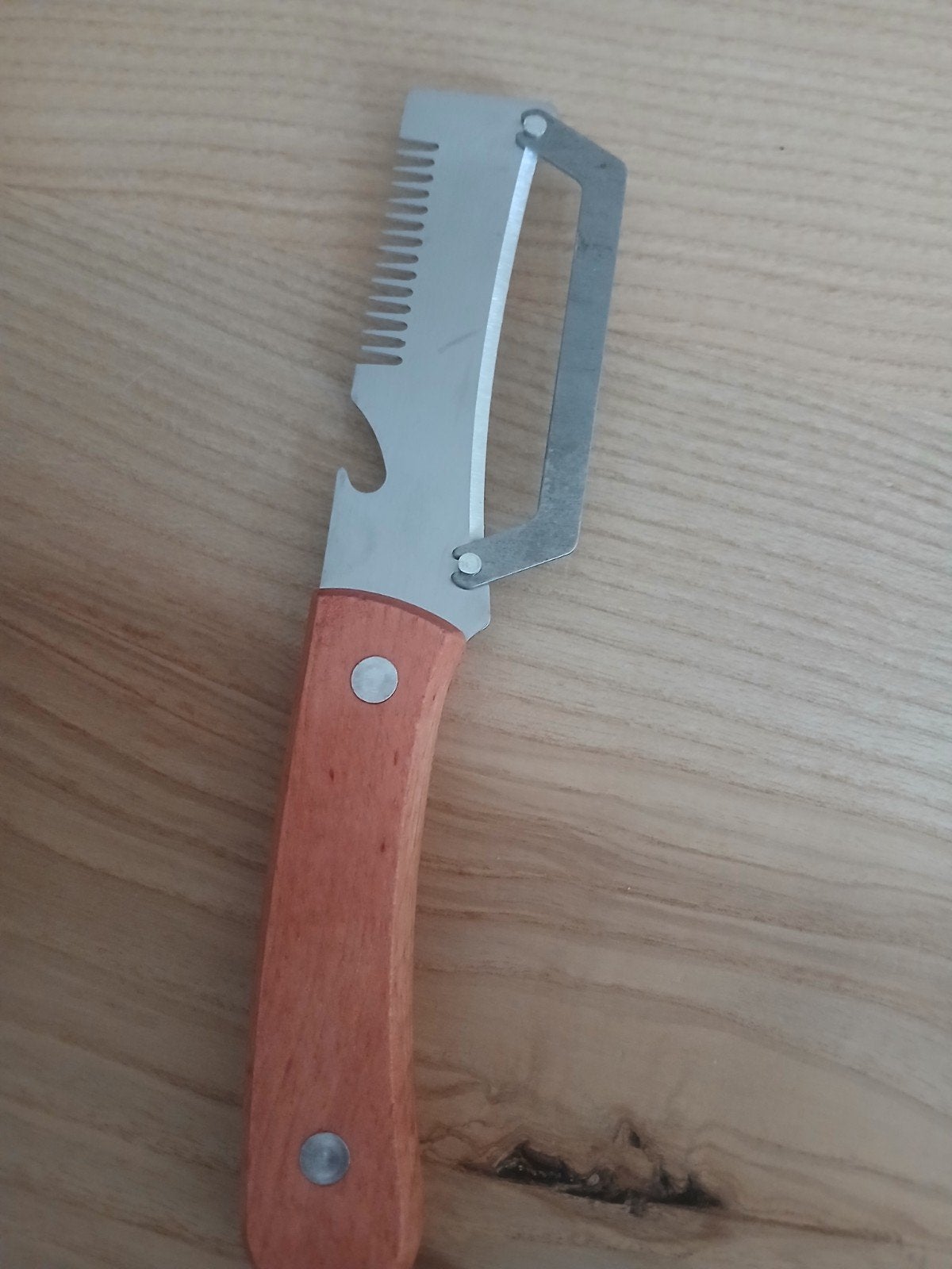 Multifunctionele dunschiller met houten handvat, Overige typen, Hout, Nieuw, Ophalen of Verzenden