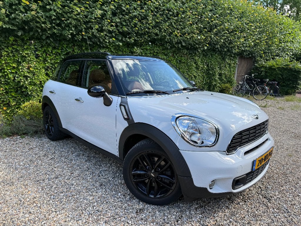 Mini Countryman Cooper S - Panodak - Leer, 750 kg, Wit, Bruin, Handgeschakeld