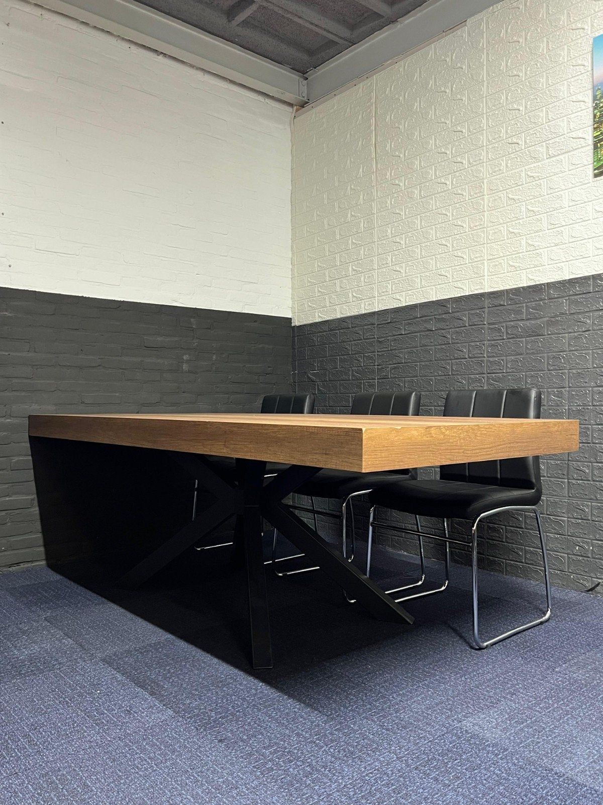 EETTAFEL TE KOOP, Ophalen, Rechthoekig, 200 cm of meer, 50 tot 100 cm