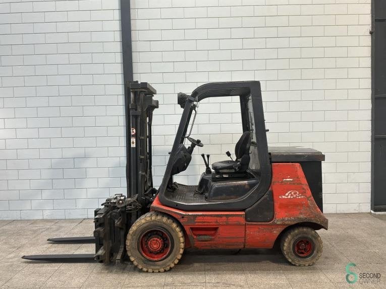 Heftrucks Elektrisch Linde E 35 P 2004 Vrije-heffing, Zakelijke goederen, Machines en Bouw | Heftrucks en Intern transport, 3000 tot 4000 kg