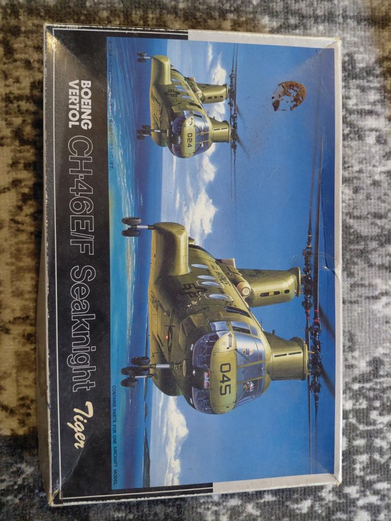 Boeing CH-46E/F Sea Knight Tiger 1:72 Bouwpakket Nieuw, Overige merken, 1:72 tot 1:144, Helikopter, Nieuw