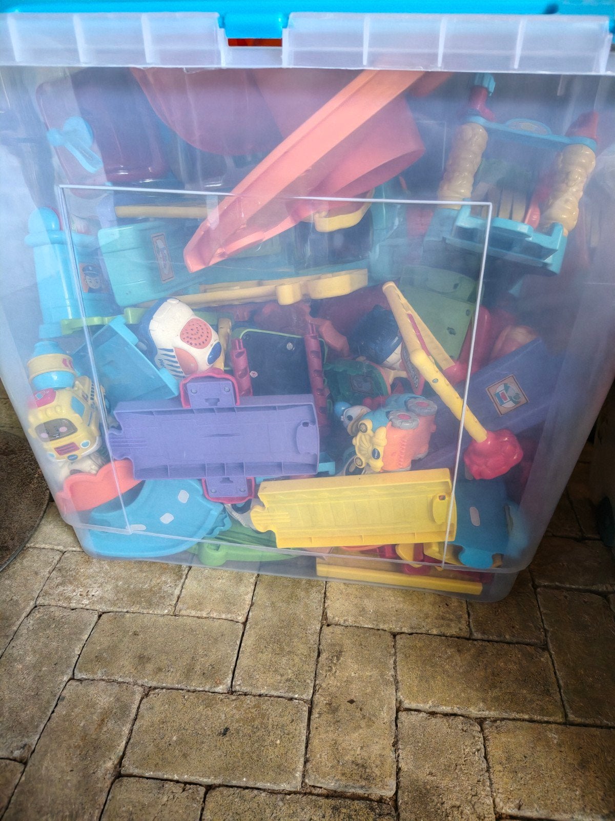 VTech Toet Toet Auto's Autobaan en diverse auto's, Ophalen, Gebruikt
