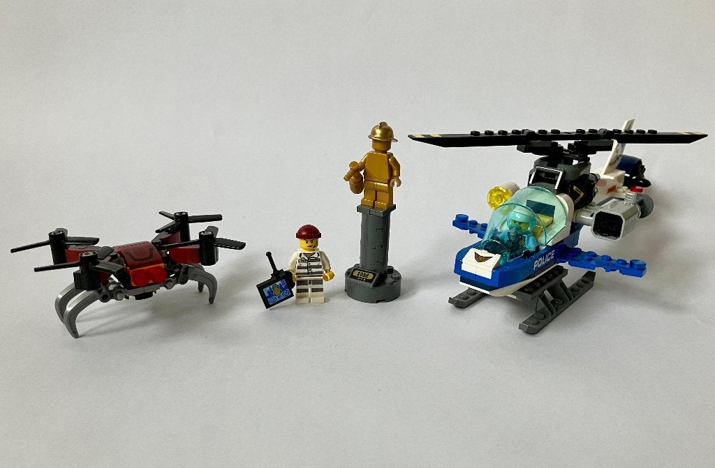 Lego City 60207 Luchtpolitie drone-achtervolging helikopter, City, Lego, Inclusief instructies, Ophalen of Verzenden