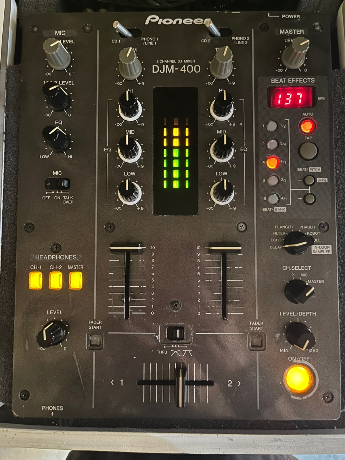 Pioneer DJM 400, Ophalen of Verzenden, Gebruikt, Minder dan 5 kanalen, Microfooningang