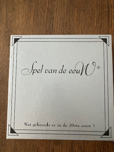 spel van de eeuw, Hobby en Vrije tijd, Gezelschapsspellen | Bordspellen, Ophalen, Zo goed als nieuw
