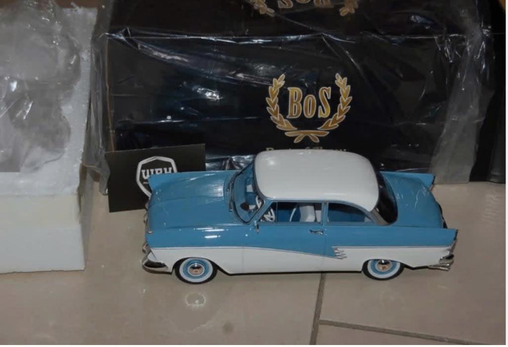 1:18 FORD TAUNUS 17M P2 BOS models BOS019 in doos WRH, Hobby en Vrije tijd, Modelauto's | 1:18, Verzenden, Zo goed als nieuw, Auto