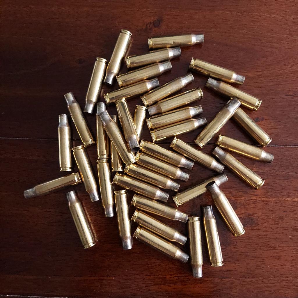 Messing Kogelhulzen (leeg en gebruikt) - Kaliber .308, Verzamelen, Militaria | Algemeen, Ophalen of Verzenden, Landmacht, Nederland