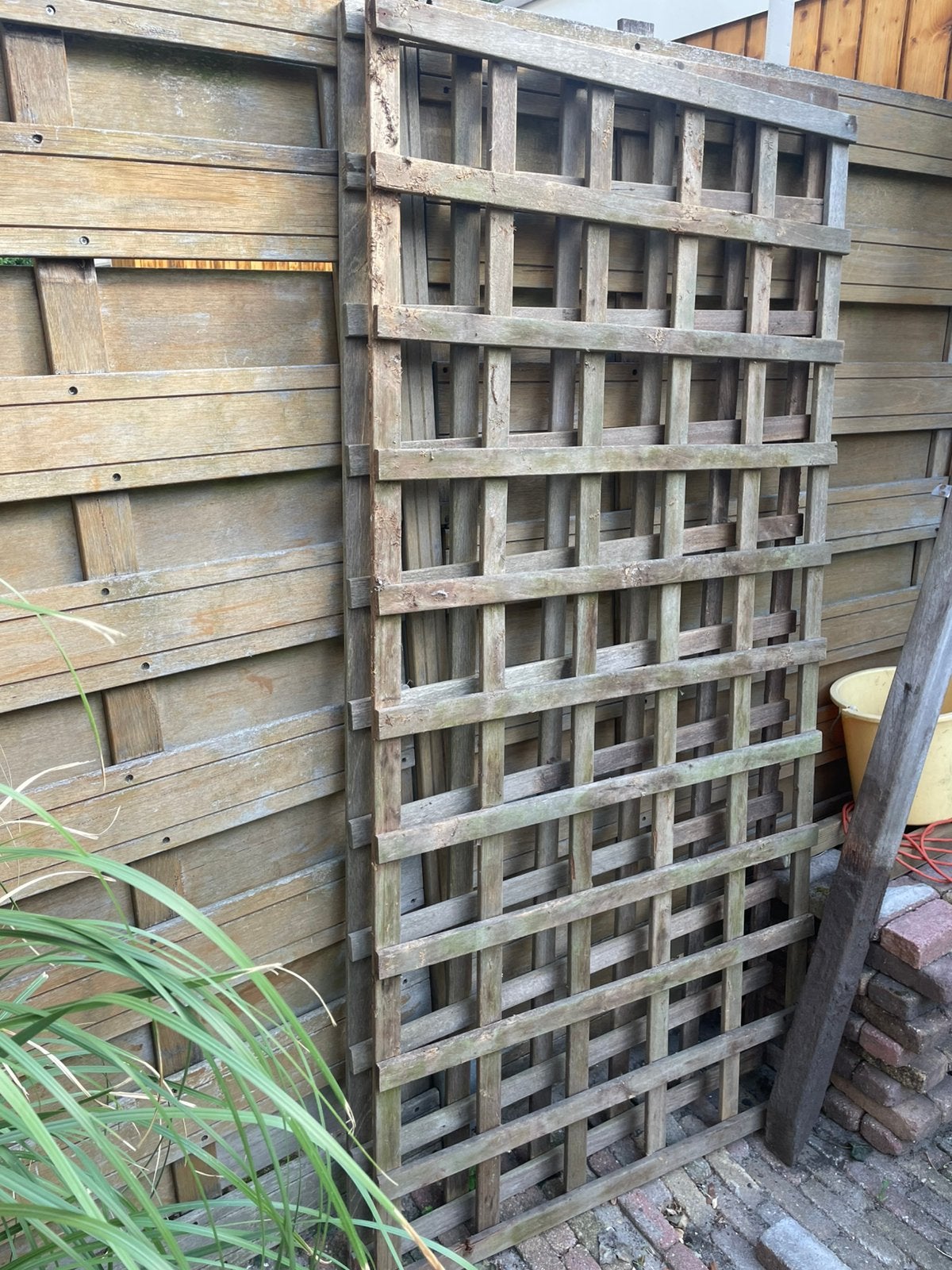 Tuin schutting trellis, Ophalen, 1 tot 2 meter, Minder dan 3 meter, Zo goed als nieuw