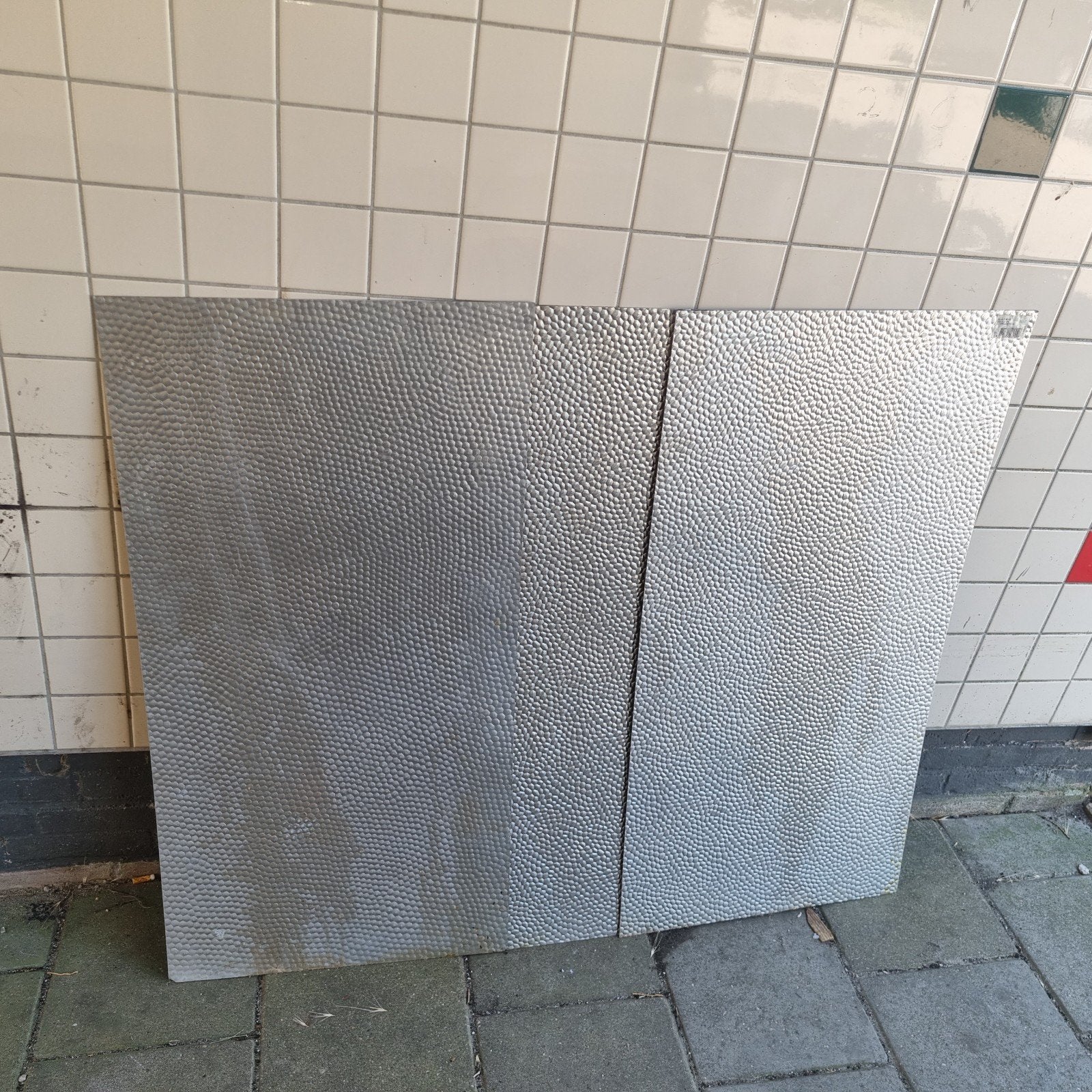Aluminium plaatjes 100x50 cm, 0.7 mm hamerslag, Doe-het-zelf en Verbouw, Platen en Panelen, Ophalen of Verzenden