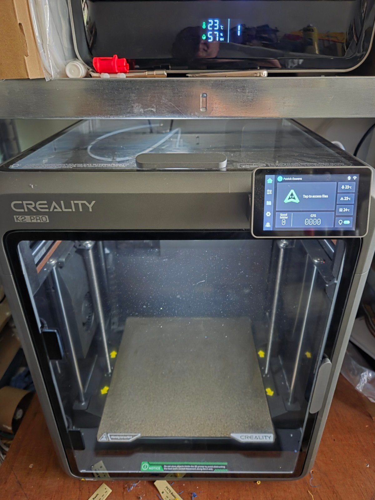 Creality K2 Pro 3D-printer met CFS 1., Computers en Software, Ophalen, Ingebouwde Wi-Fi, Zo goed als nieuw, Filament