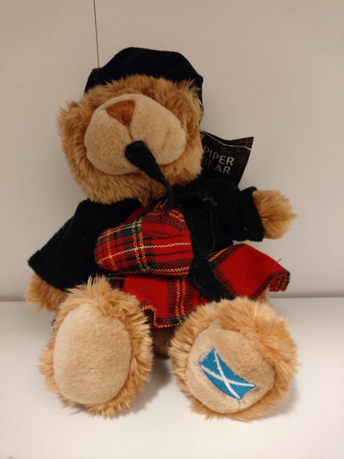 Piper Bear Schotse knuffelbeer - 19 cm hoog, Overige merken, Overige karakters, Beer, Ophalen of Verzenden