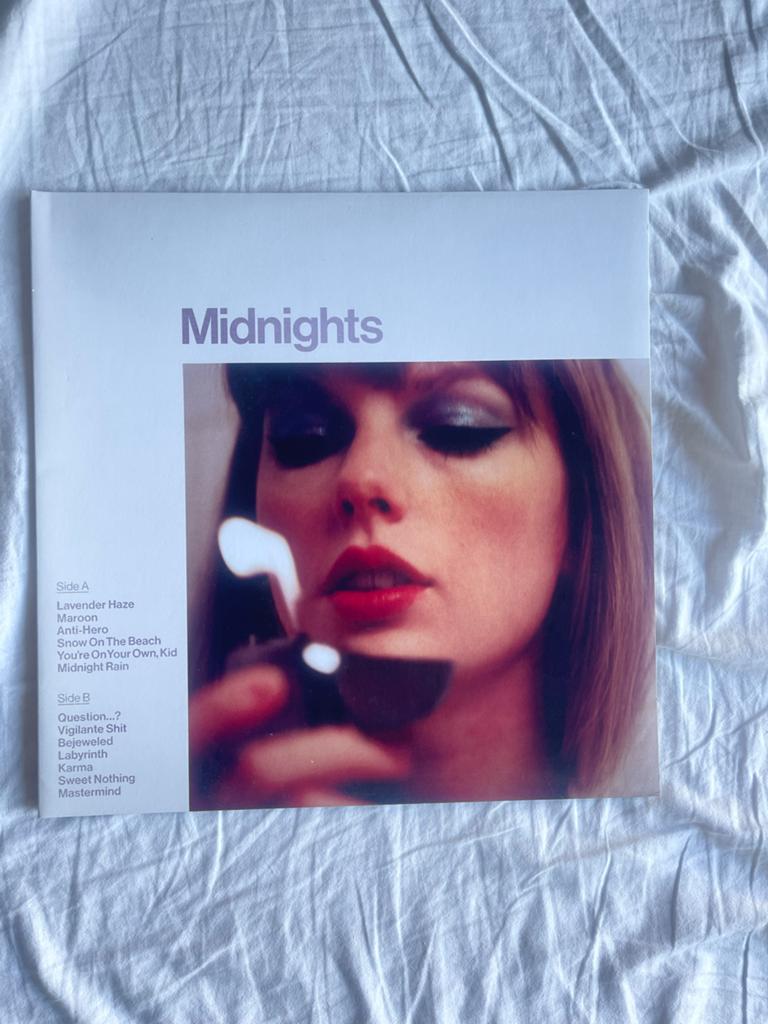 Taylor Swift - Midnights (Lavender Marbled Vinyl), Colored vinyl, Ophalen of Verzenden, Zo goed als nieuw, 12 inch