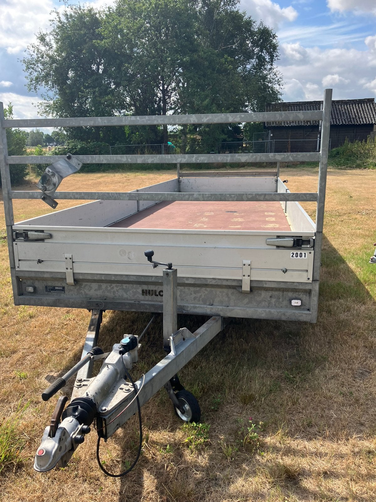 Hulco plateau 6 meter lang, Ophalen, Zo goed als nieuw