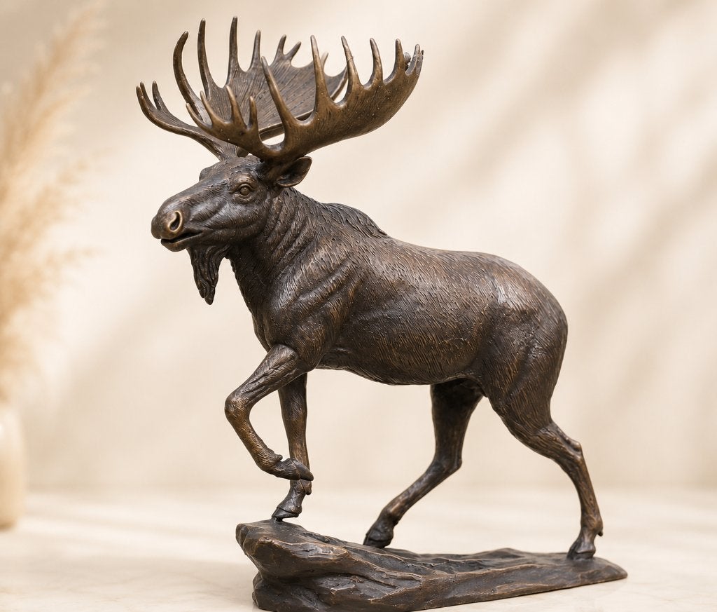 ELAND // BRONZEN BEELD / WILD DIER/ TUINBEELD/ hert