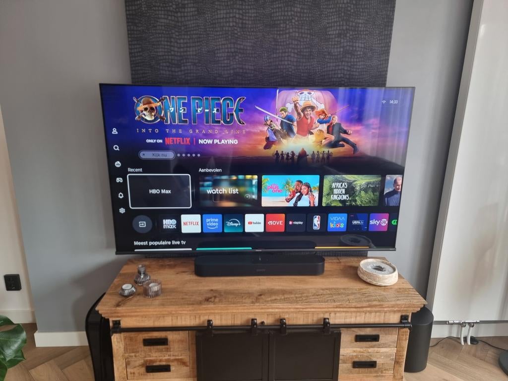 Hisense 65 inch smart tv, Audio, Tv en Foto, Televisies, Zo goed als nieuw, 100 cm of meer, Overige merken, 50 Hz, Ophalen