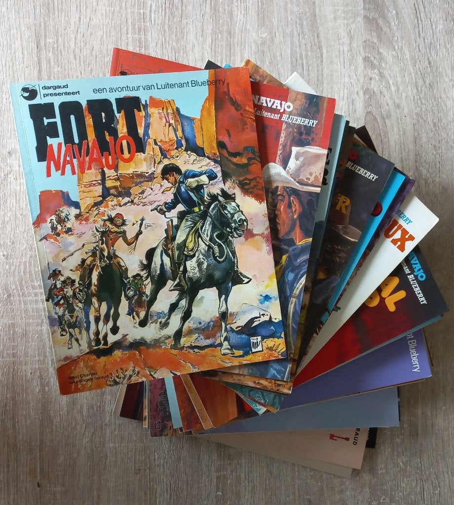 Luitenant Blueberry Compleet (1 t/m 29), Boeken, Stripboeken, Gelezen, Complete serie of reeks, Charlier & Giraud, Ophalen of Verzenden