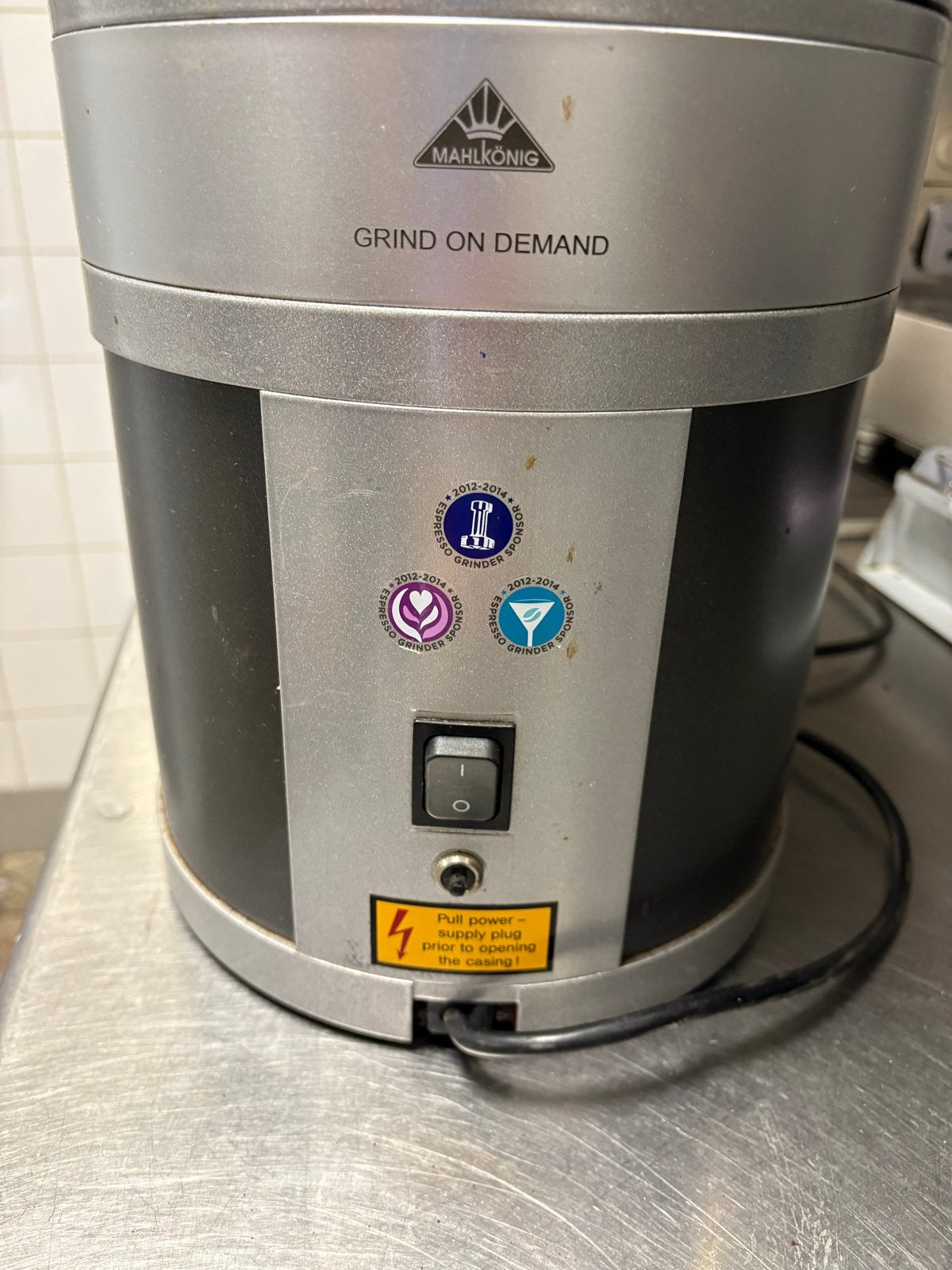 Mahlkönig K30 Vario Grind On Demand Koffiemolen, Ophalen, Gebruikt, Overige modellen, 10 kopjes of meer
