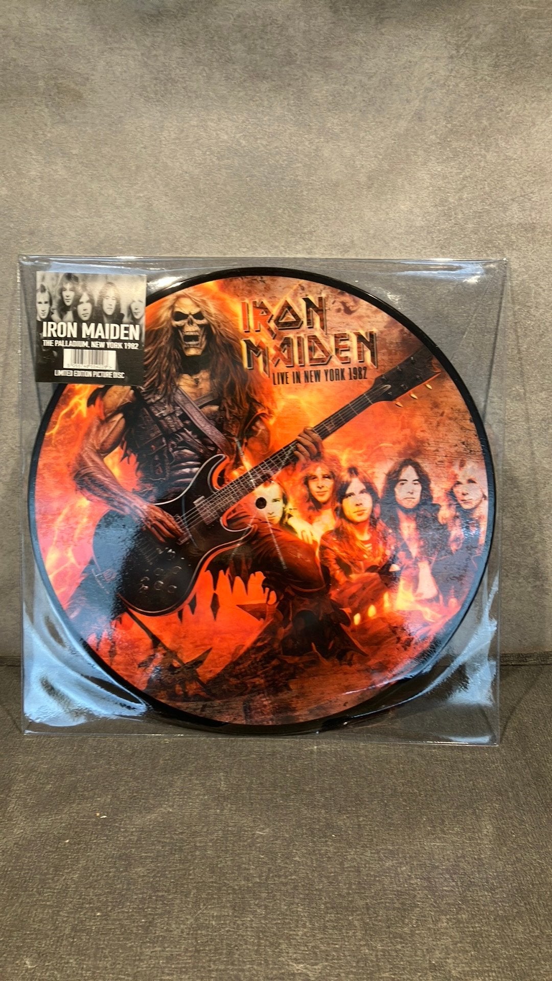 Iron Maiden - Live in New York 1982 ( picture disc), Picture disc, Heavy metal, Ophalen of Verzenden, 12 inch