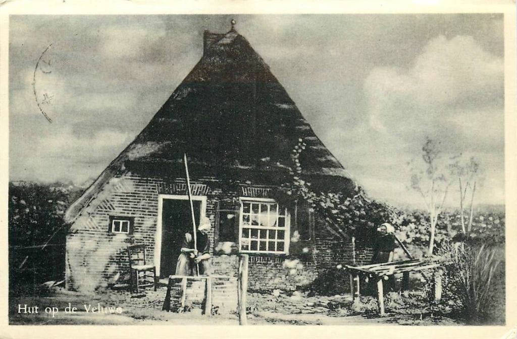388-454-039 Hut op de Veluwe, Verzenden, Voor 1920, Gelderland