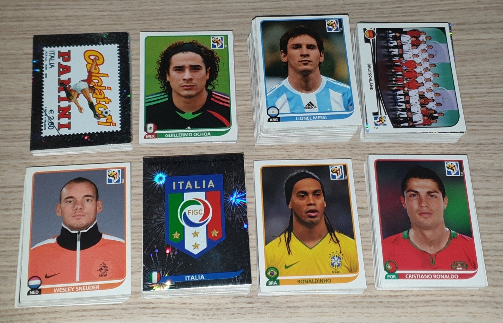 ALLE 640! Panini WK 2010 stickers Messi Ronaldo Ronaldinho, Ophalen, Nieuw, Plaatje