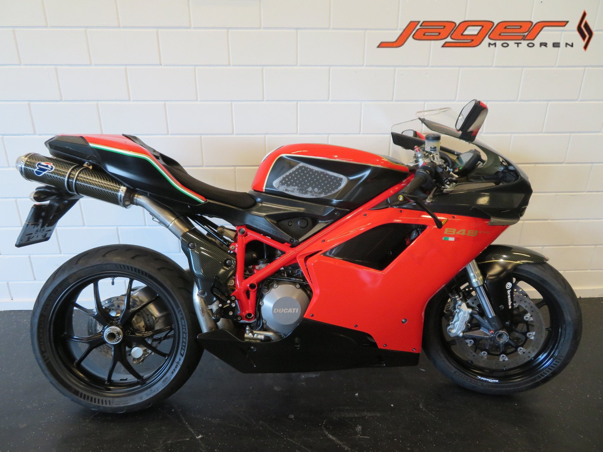 Ducati 848 EVO EDITION TERMIGNONI TOP! (bj 2008), Motoren, Super Sport, 848 cc, Gebruikt, Bedrijf