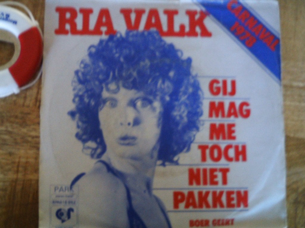 ria valk - gij mag me toch niet pakken 4jul, 7 inch, Ophalen of Verzenden, Zo goed als nieuw, Fotohoes