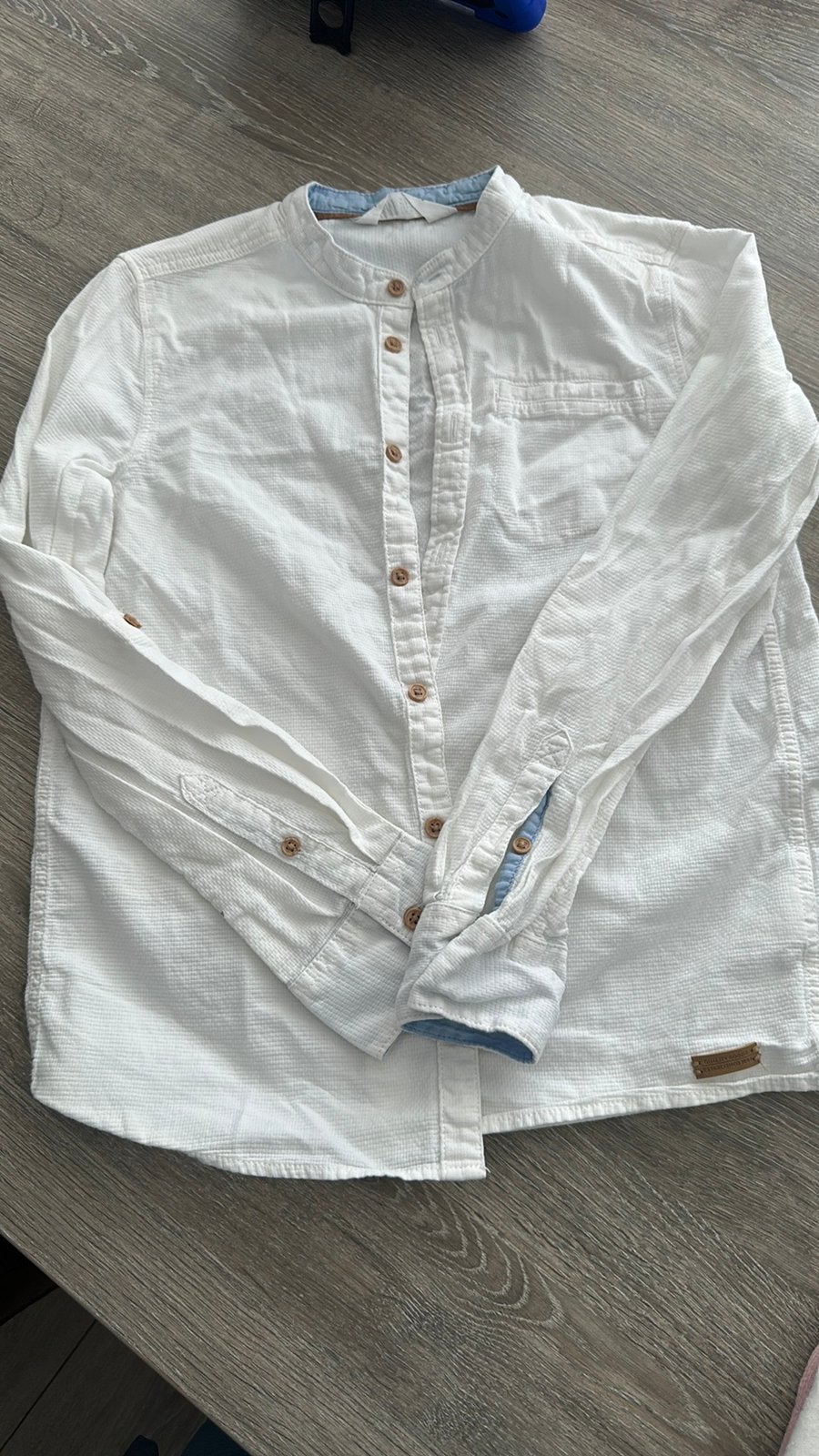 Jongens blouse maat 140, Ophalen, Zo goed als nieuw, Jongen, Overhemd of Blouse