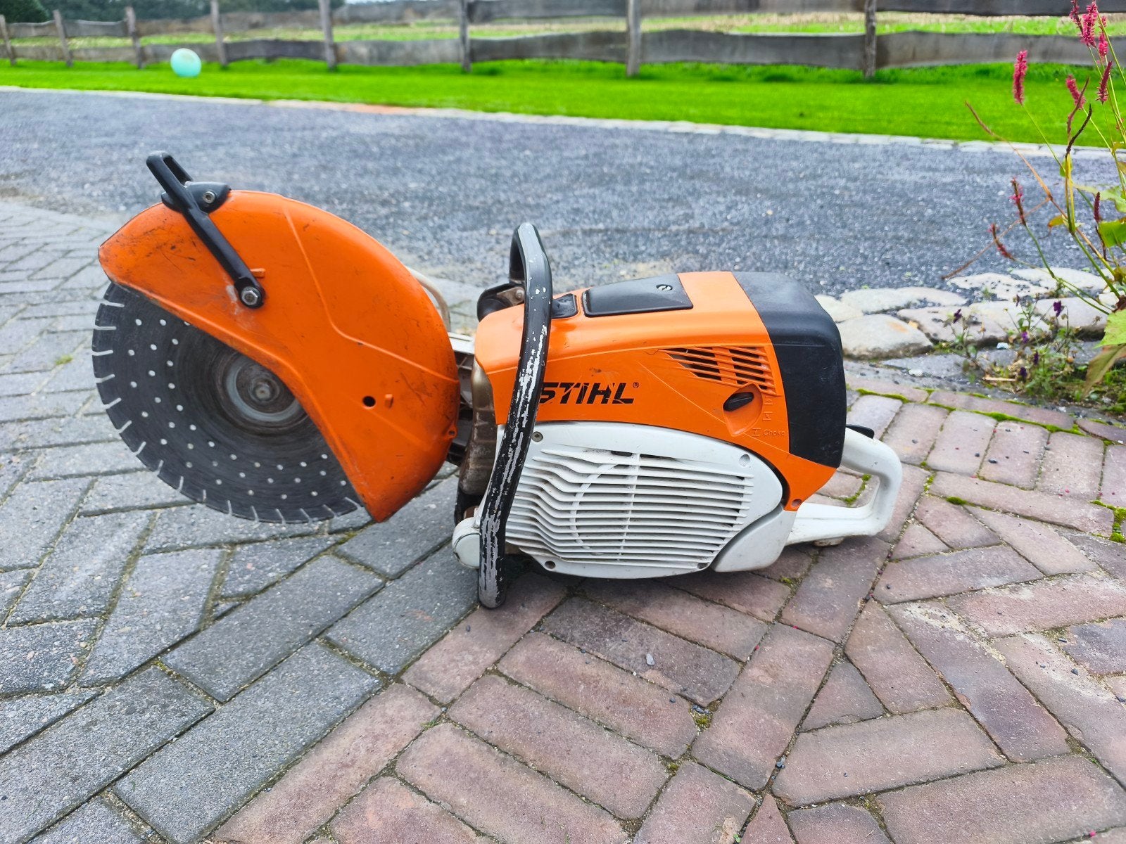 Stihl TS700 Doorslijper Muurzaag Stenenzaag Bandenzaag, Ophalen, Stihl, Gebruikt, 70 mm of meer