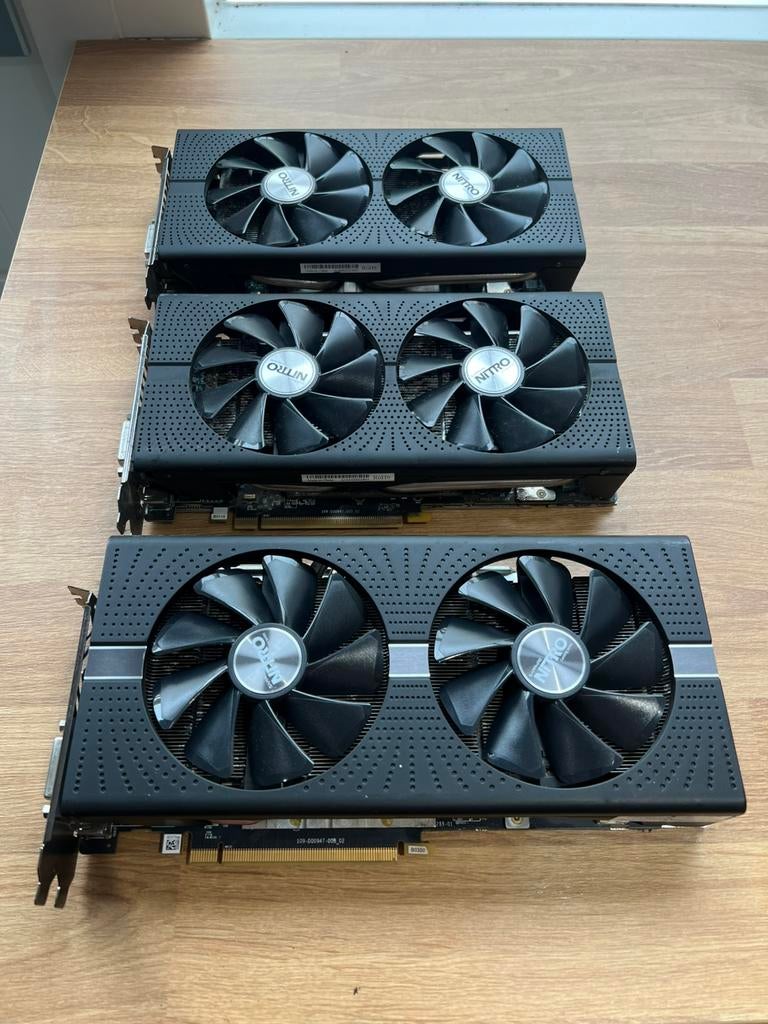 7 Videokaarten. Partij, Computers en Software, Videokaarten, Ophalen, Zo goed als nieuw, GDDR5, PCI-Express 3